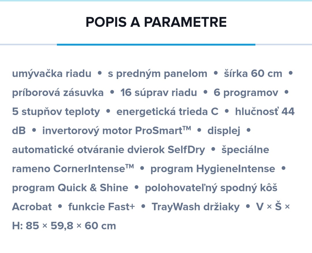 Umývačka riadu Beko - 3