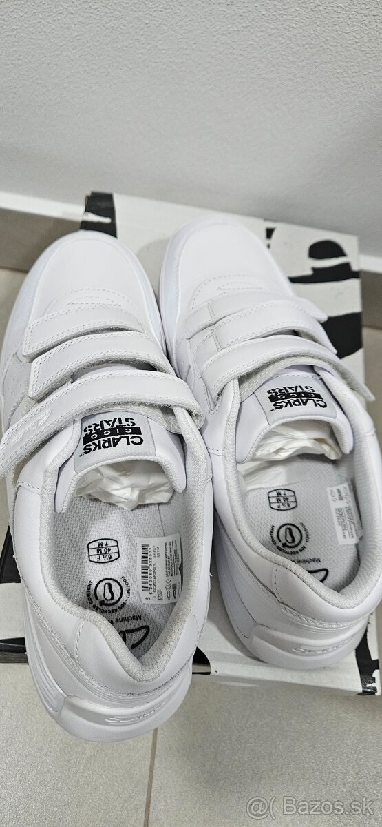 Biele kožené tenisky - 3