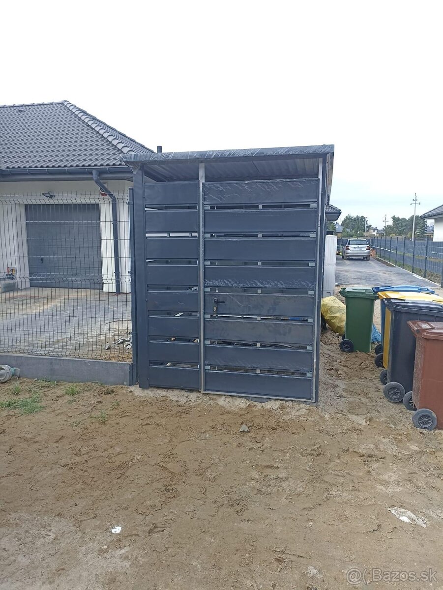 Prístrešok na odpadkový kôš 1,5x2m - 3