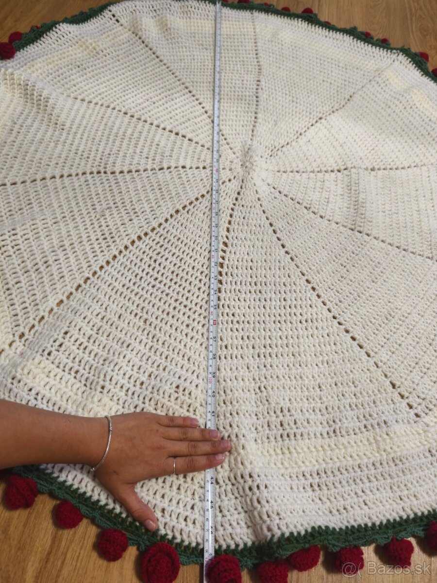 Ručne robená deka kvetinová - 3