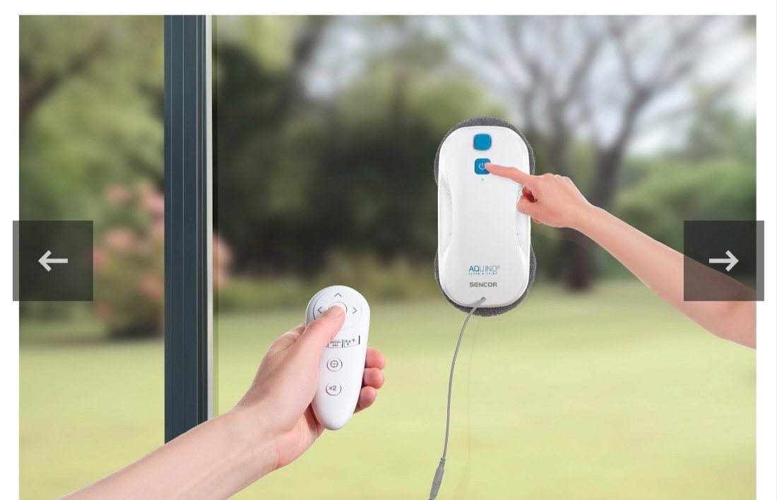 Robotický čistič okien Sencor SRW 6010WH - 3