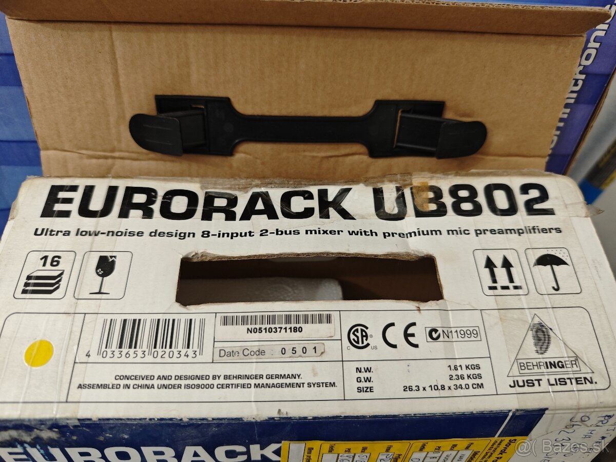 Mixážny pult Behringer eurorack ub802 - 3