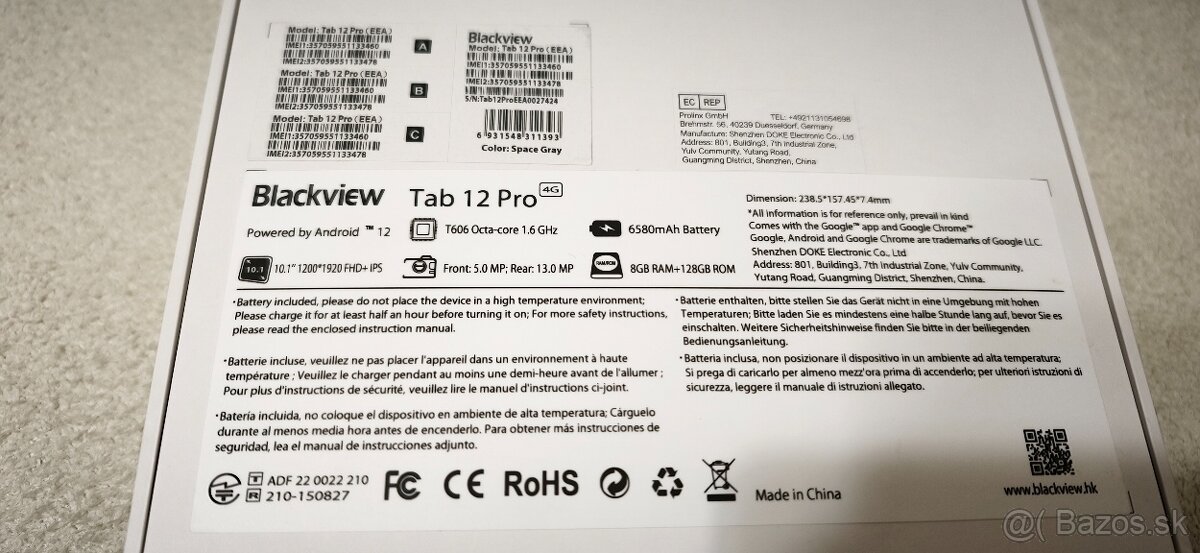 Predám tablet Blackview Tab 12 Pro - 3