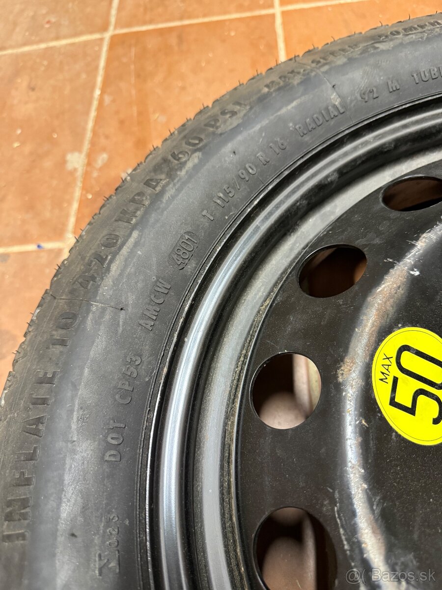 Predám dojazdové rezervné koleso BMW - 3