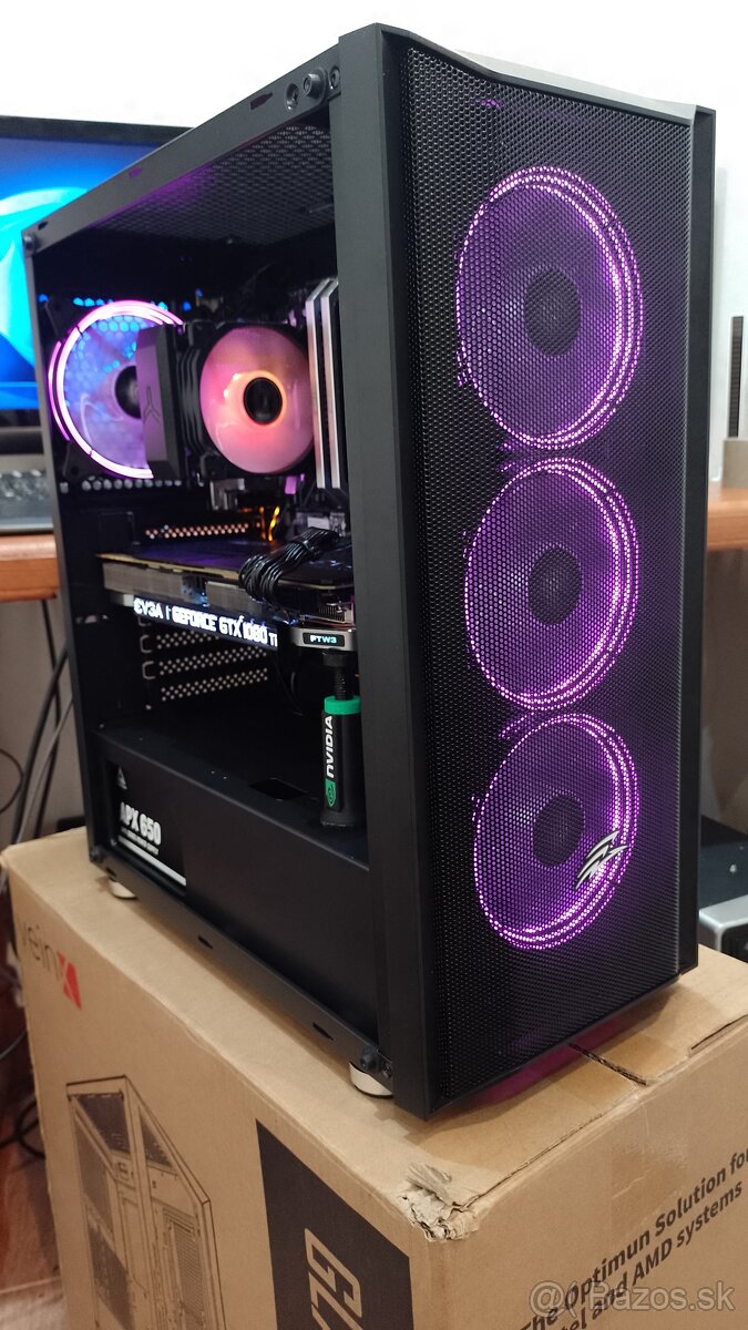 Výkonný herný PC – Ryzen 5 + GTX 1080 Ti 11GB +NVMe+ Win11 - 3