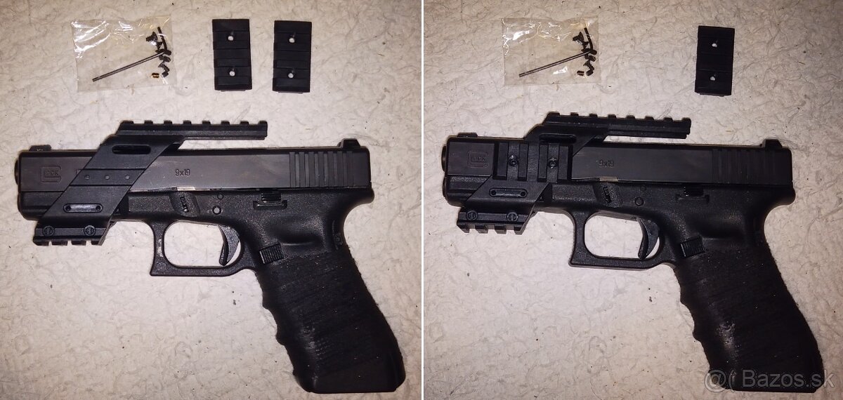 RIS montáž pištol airsoft - 3