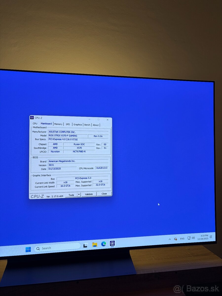 AMD Ryzen 7 5700X3D + ASUS X570-F + 32GB DDR4 RAM + 2TB SSD - 3