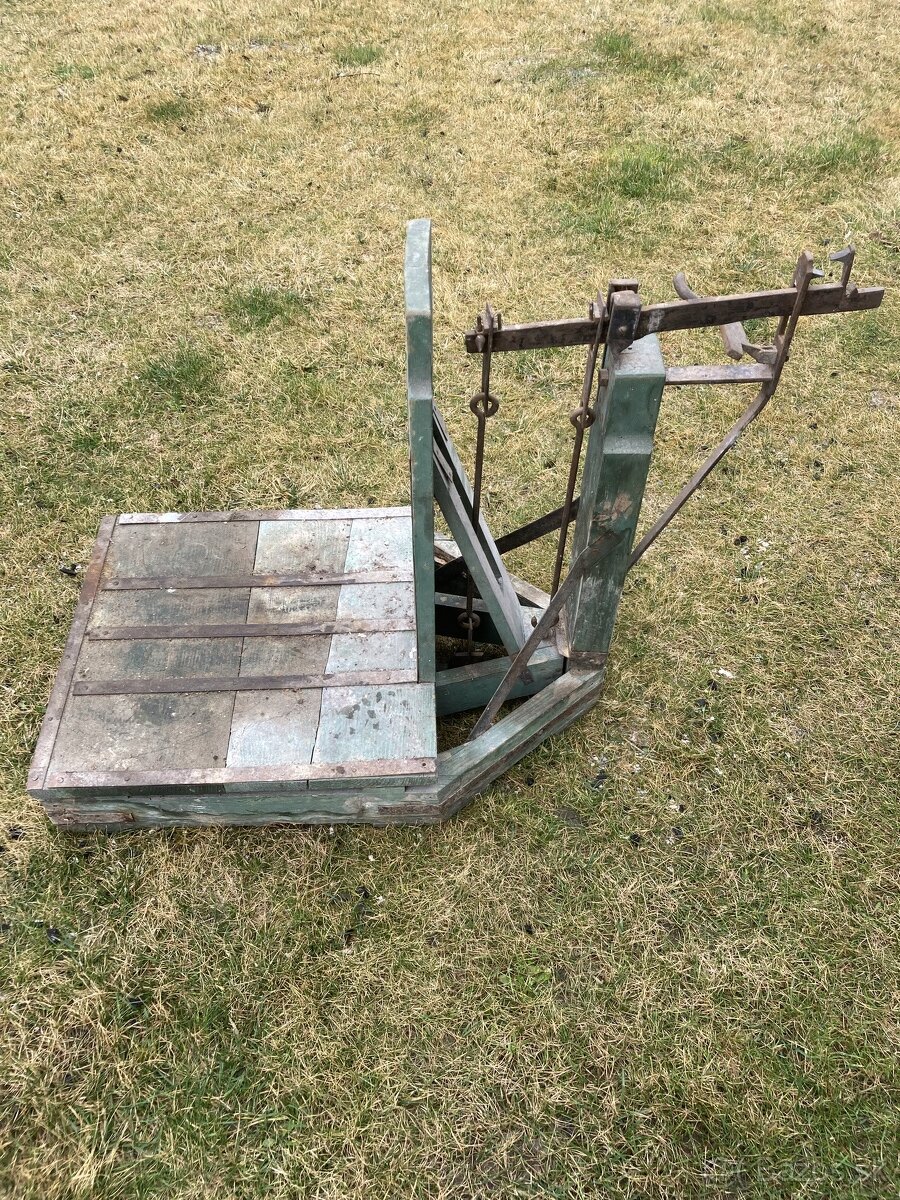 Predám starú drevenú váhu - 3