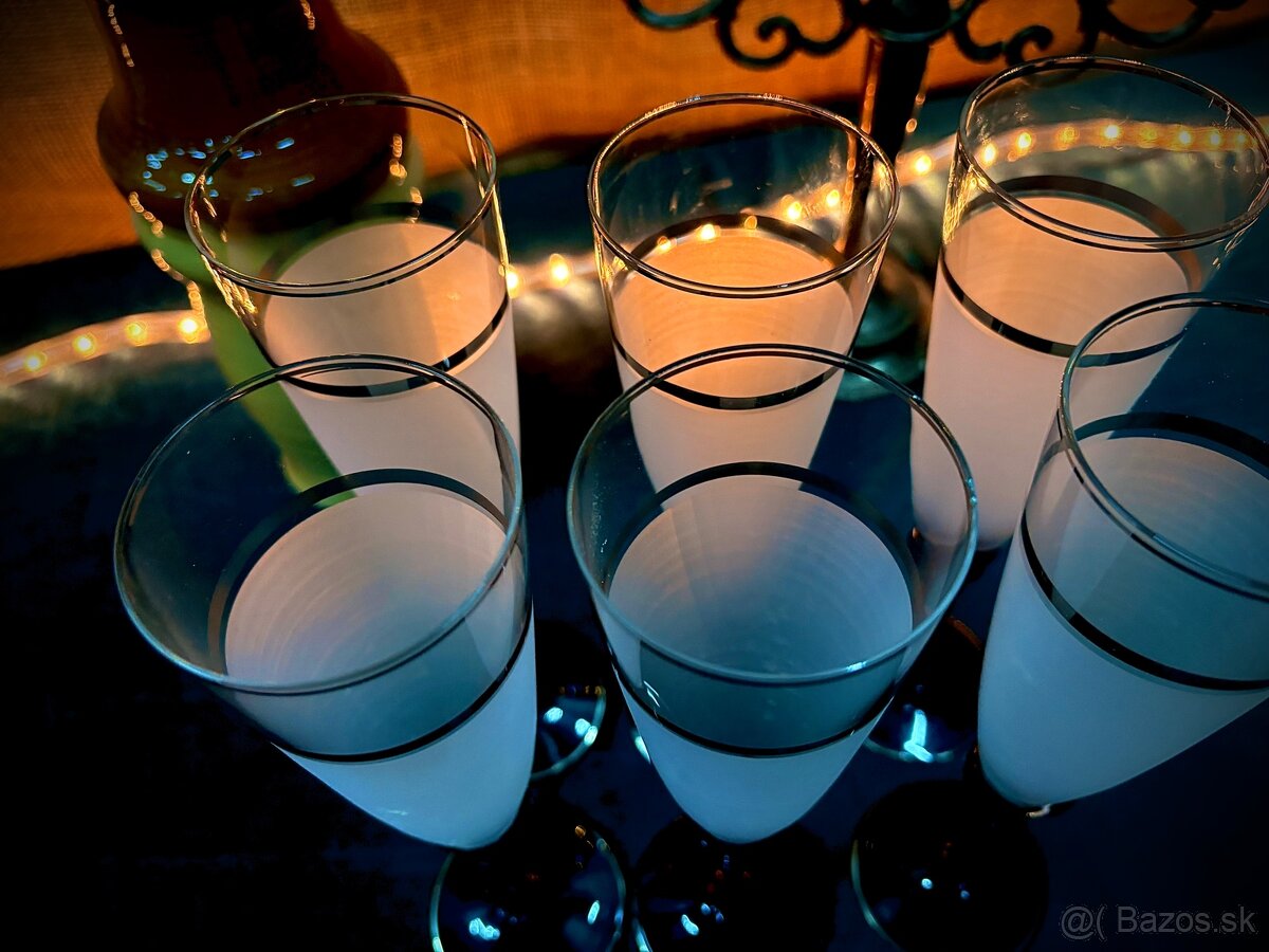 Sada 6 elegantných šampusiek - 3