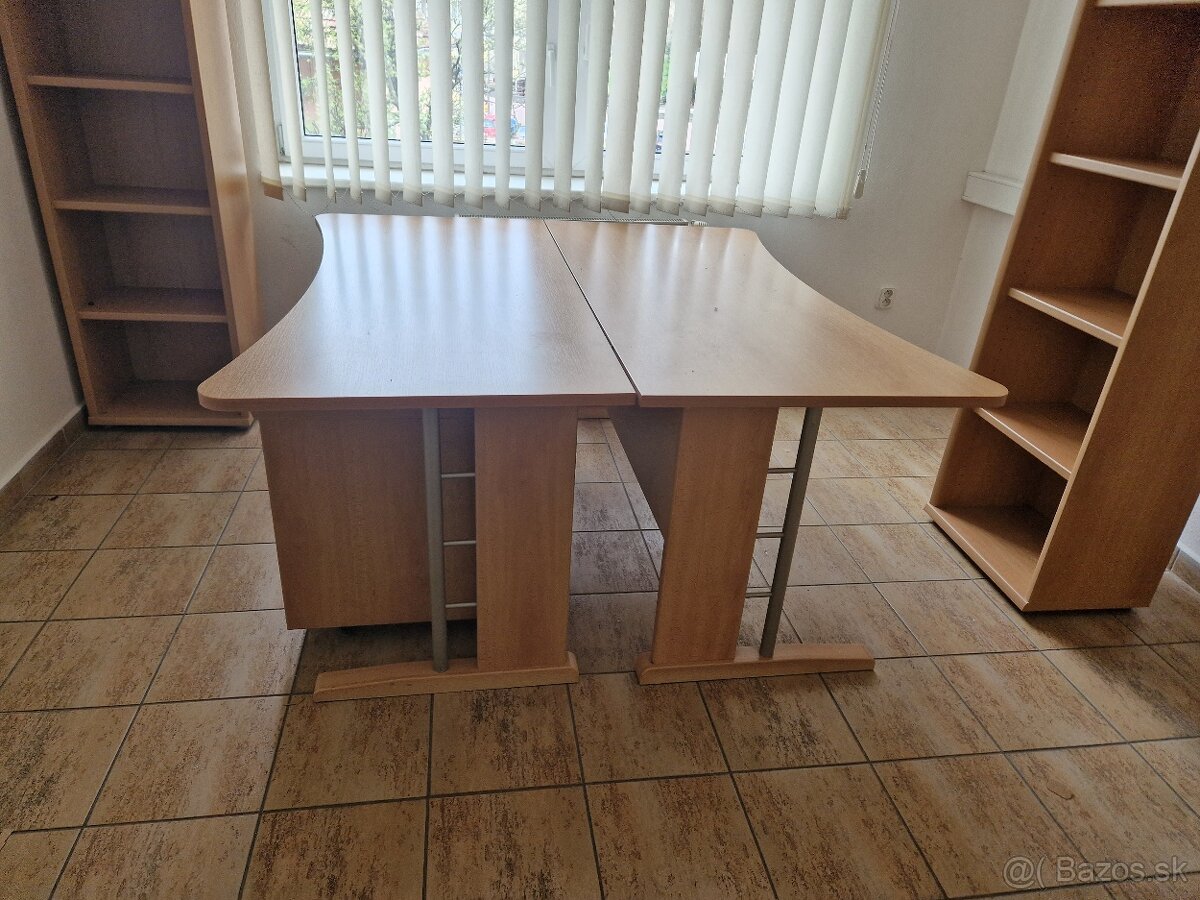 Predám písací/kancelársky stôl so samostatným kontajnerom - 3