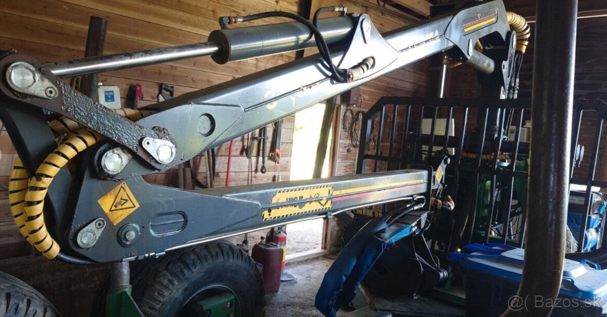 Vyvazecka vyvážecí vlek FARMA 10T ruka 6.3D dálkově ovládána - 3