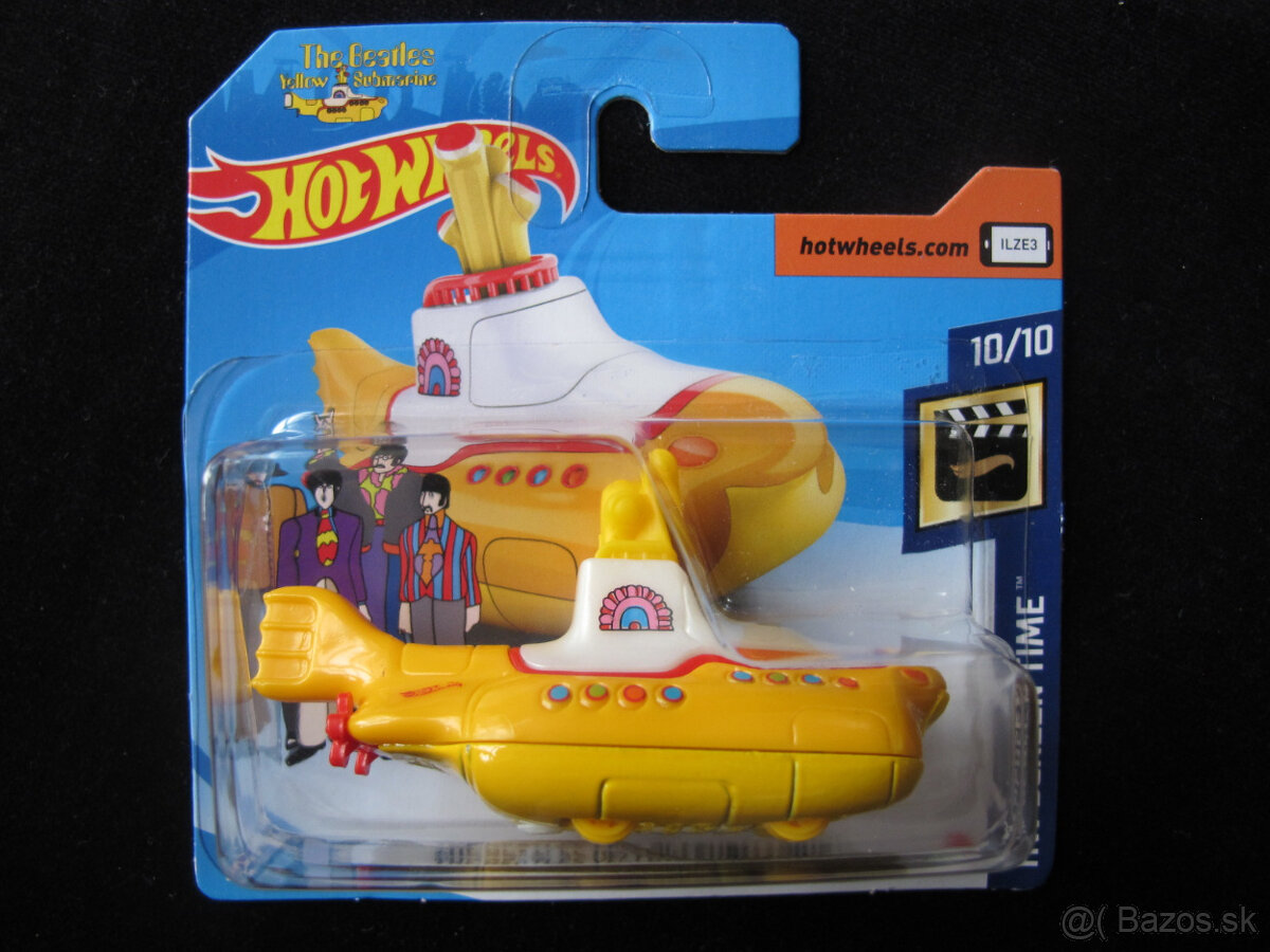 Hot Wheels The Beatles Yellow Submarine Žlutá ponorka TH - 3