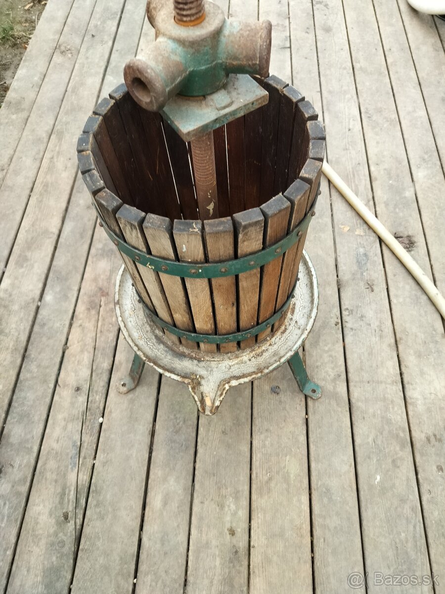 predám pres lis na hrozno ovocie - 3