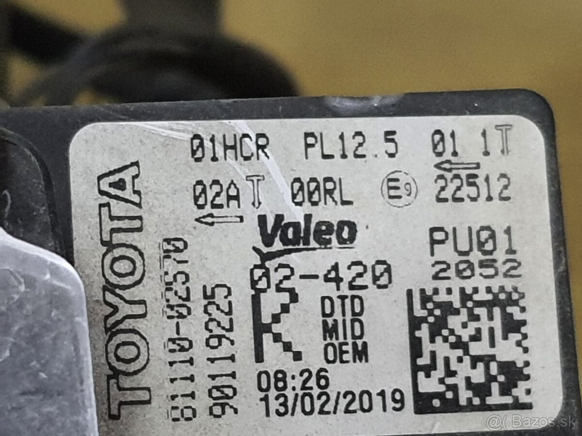 Toyota Corolla PP svetlo - 3