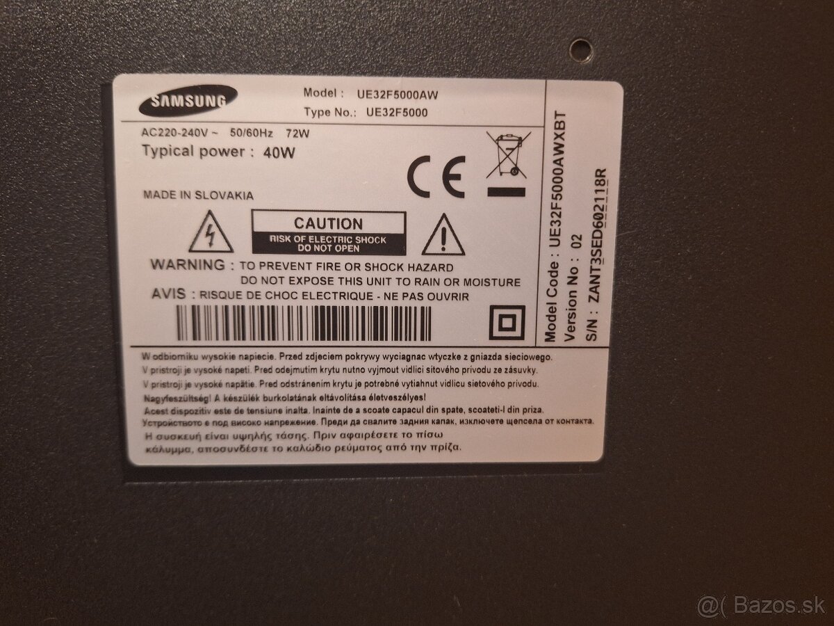Samsung UE32F5000AW - 3