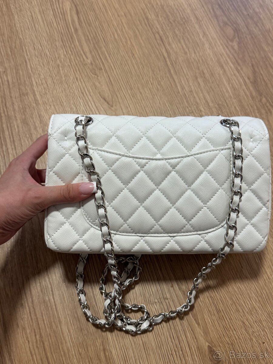 Chanel kabelka biela - 3