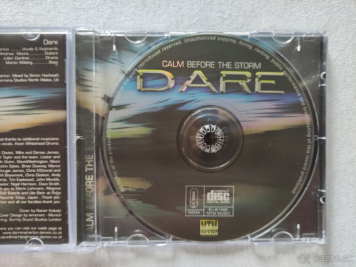 CD - DARE / Calm Before The Storm - 3