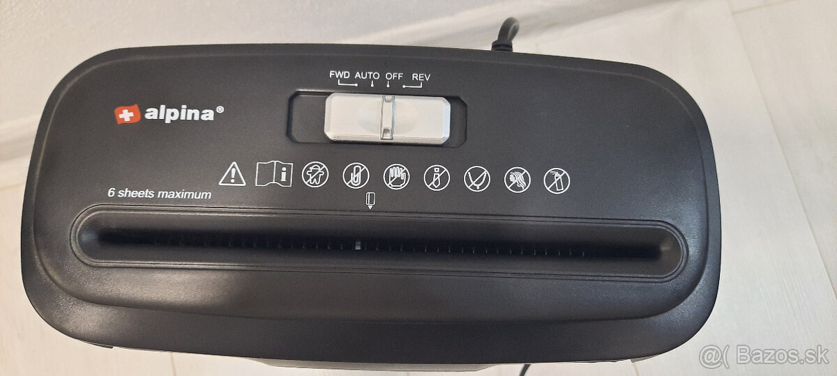 Skartovač dokumentov/kreditných kariet - 3