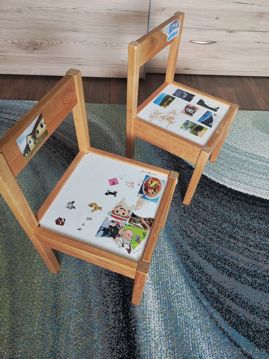 Detský stôl a stoličky IKEA LÄTT - 3