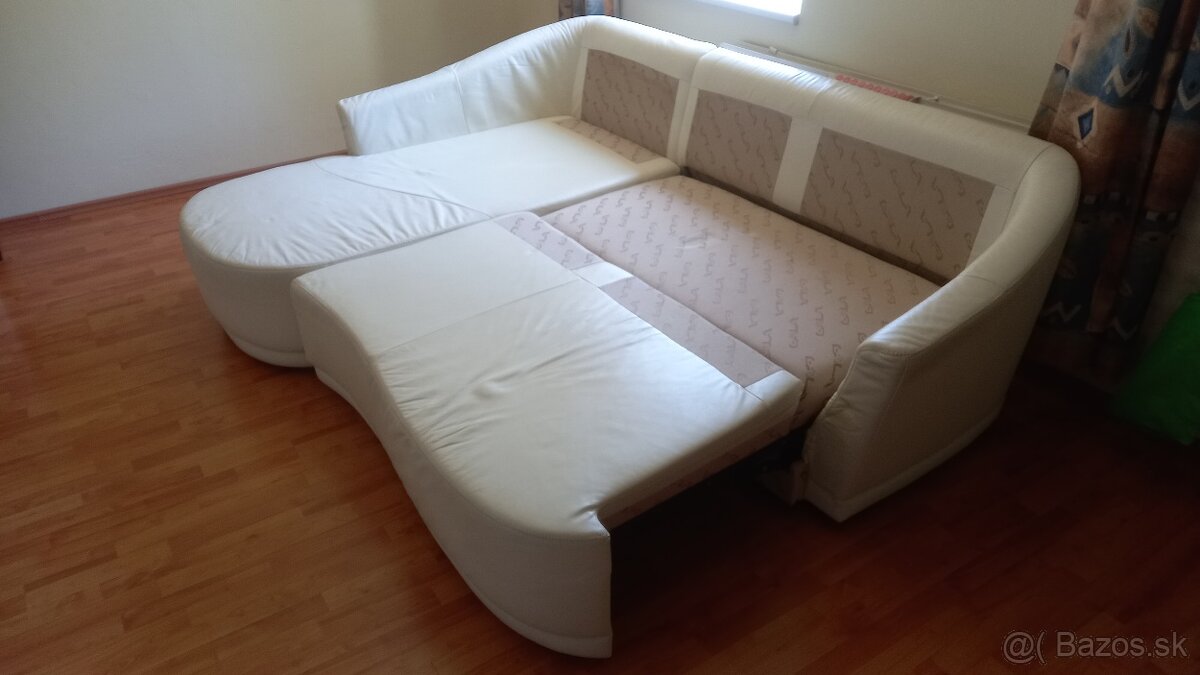 Kožená rohová sedačka - 3