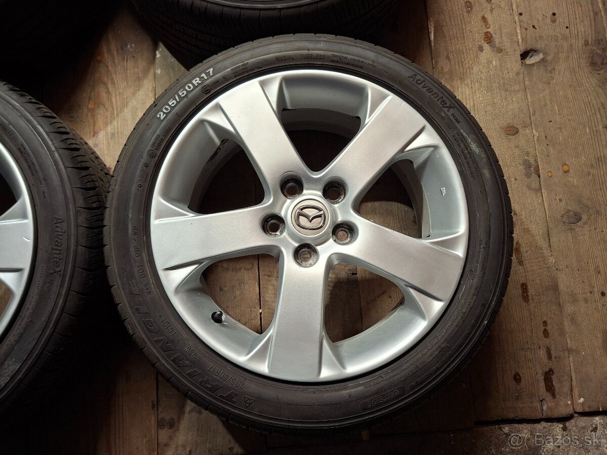 Predám hlinikové disky Mazda 3---R17 - 3