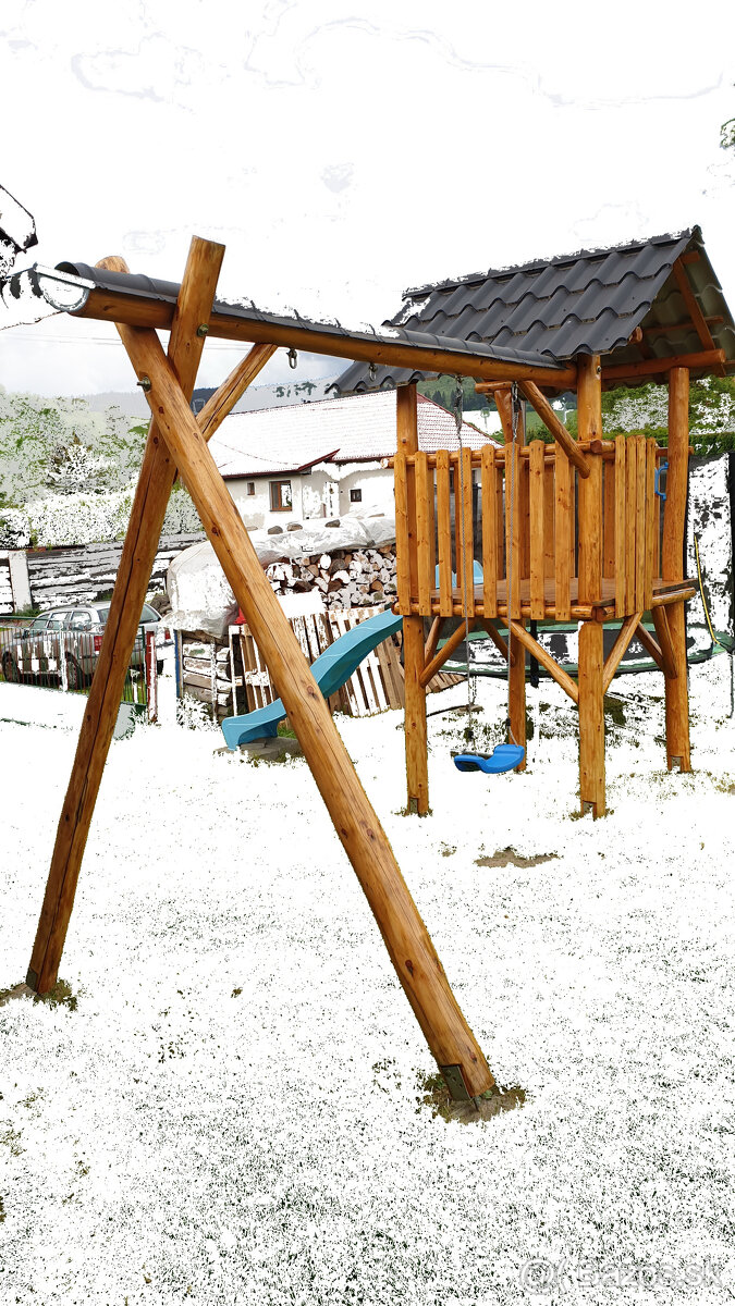 Detské ihrisko, Červený smrek, ručná práca - 3