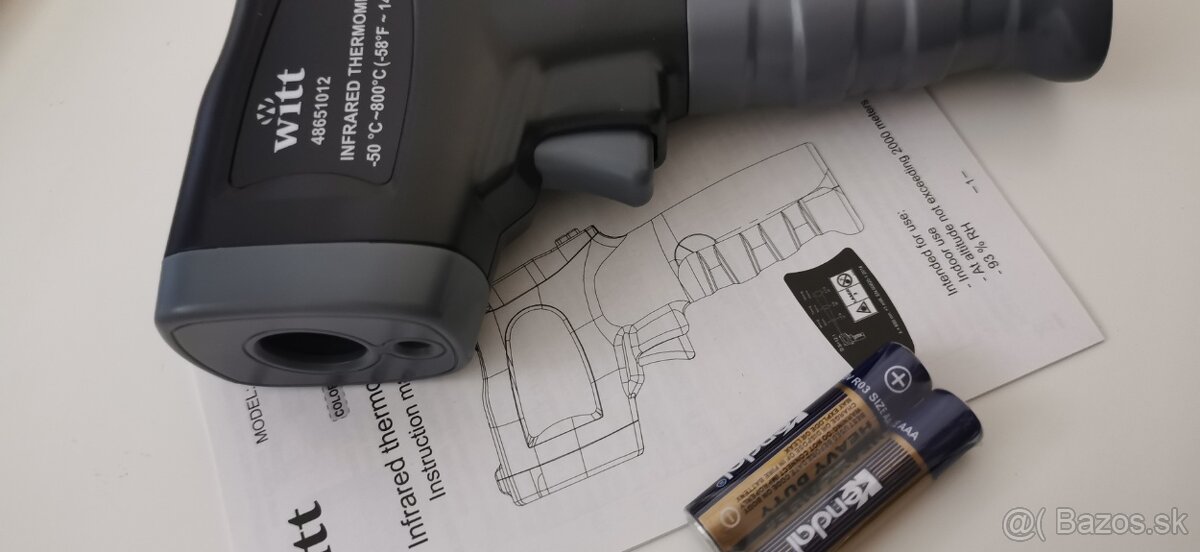 Infračervený bezdotykový digitálny teplomer WITT - 3