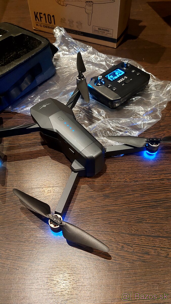 Dron KF-101 MAX-S 4K kamera + bateria+vrtule extra - 3