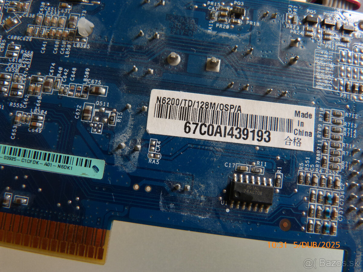 pcie ati 5450 agp nvidia 6200 a pcie nvidia gt8500 za 15e ks - 3