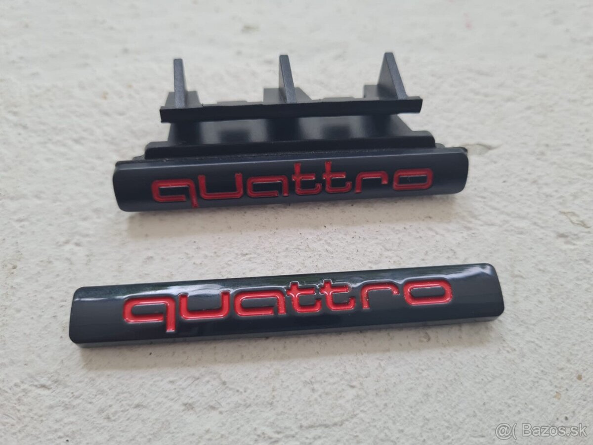 QUATTRO menší nápis do masky v rôznych farbách - 3