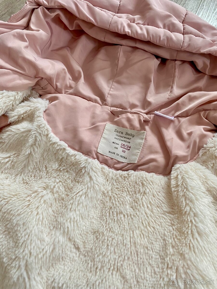 Prešívaná bunda s kapucňou veľ. 92 - 3