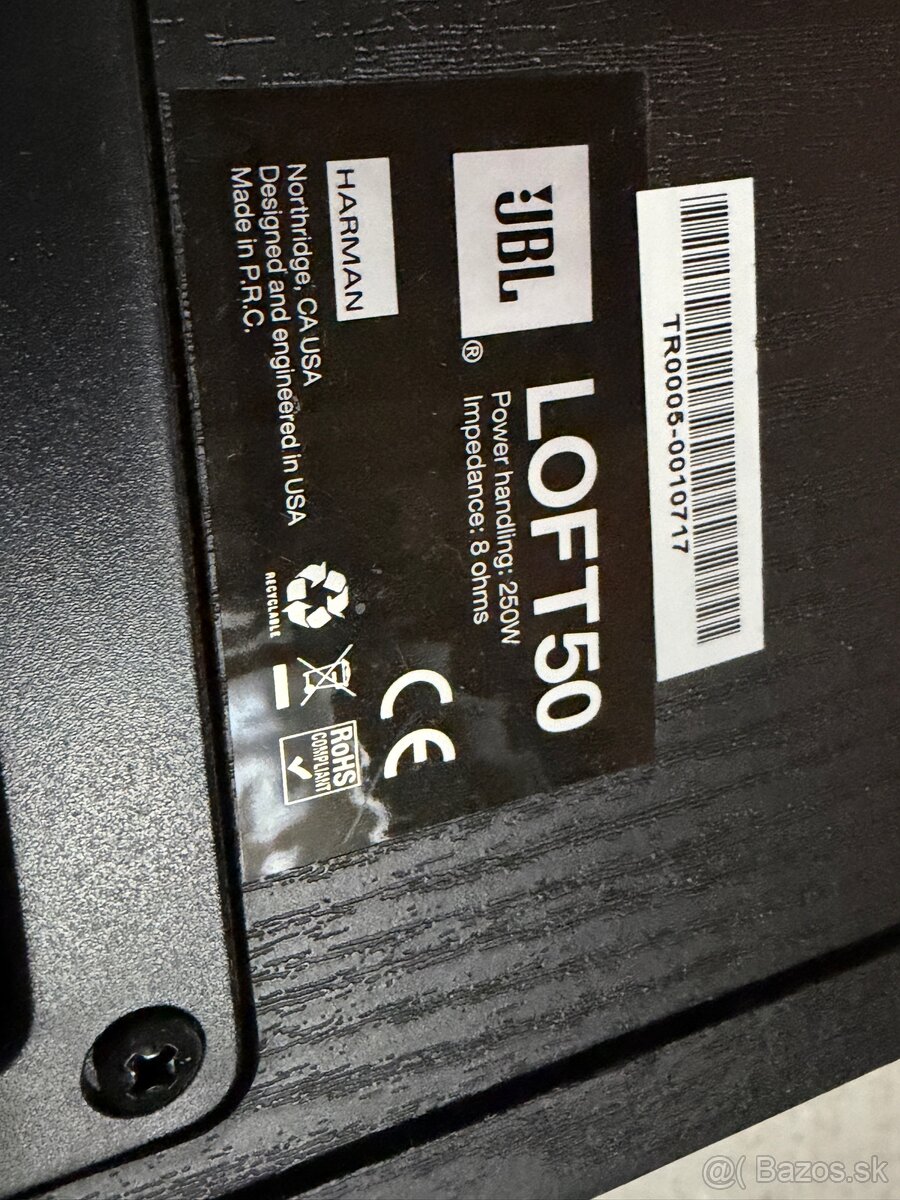 Predám JBL Loft 50 – veľké drevené reproduktory (pár) - 3