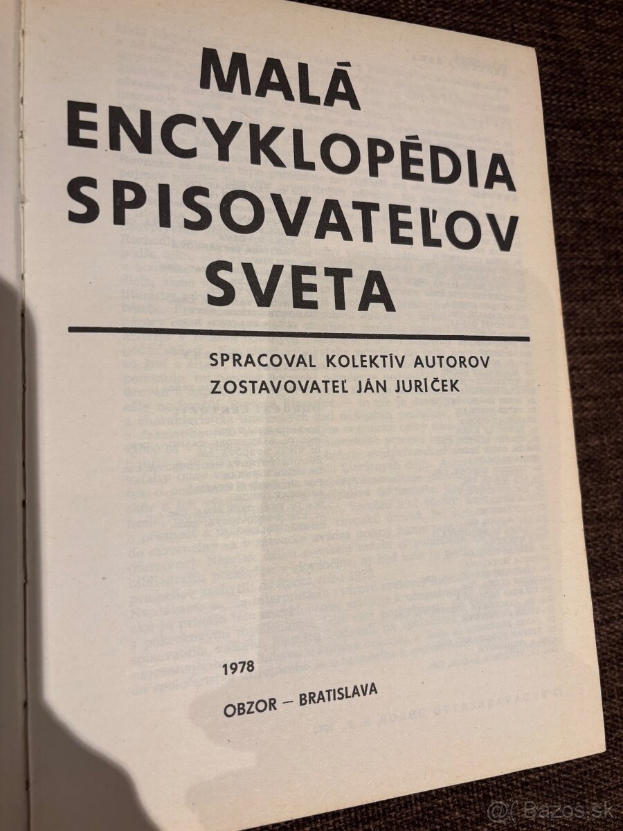 Malá encyklopédia spisovatelov sveta - 3