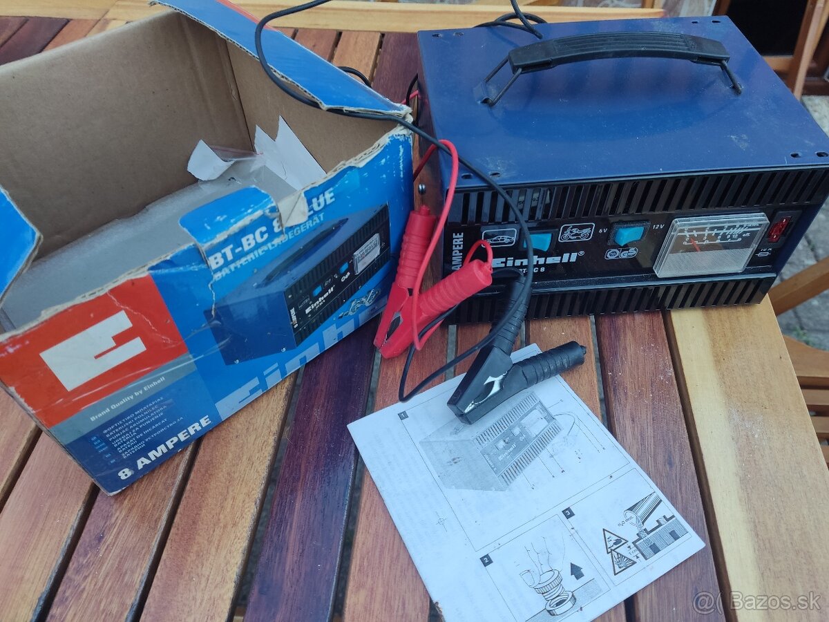 Predám nabíjačku EINHELL BT-BC 8 - 3