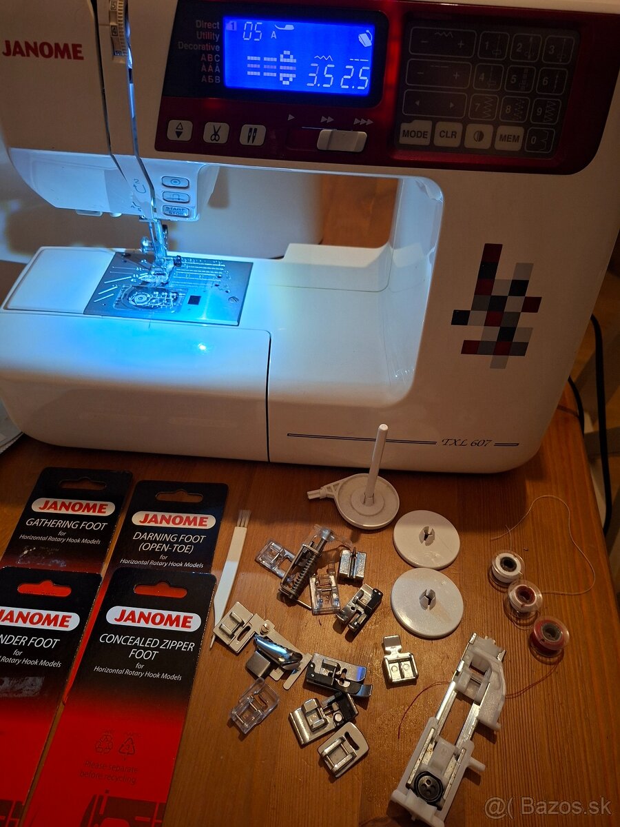 Šijací stroj JANOME 607txl - 3