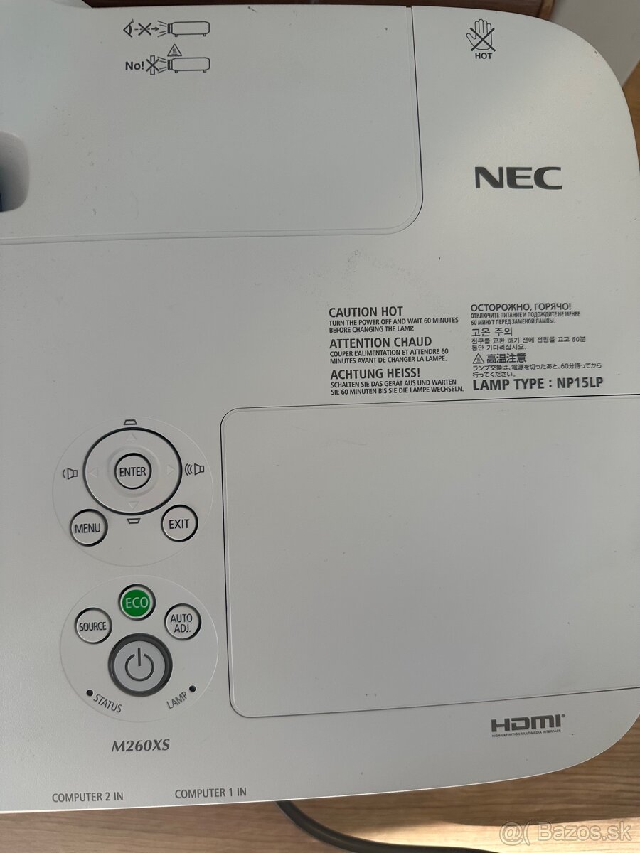 NEC projektor NP-M260XS - 3