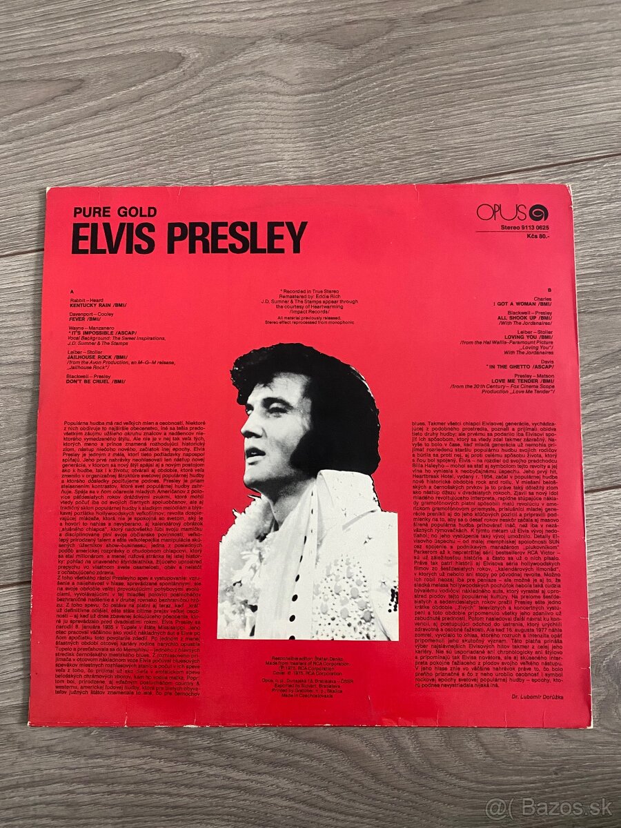 LP platňa Elvis Presley - 3