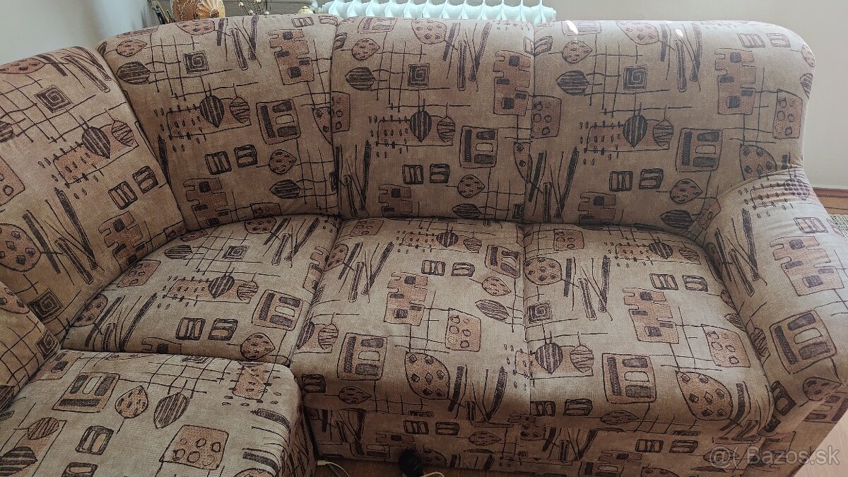 Rohový gauč + kreslo - 3