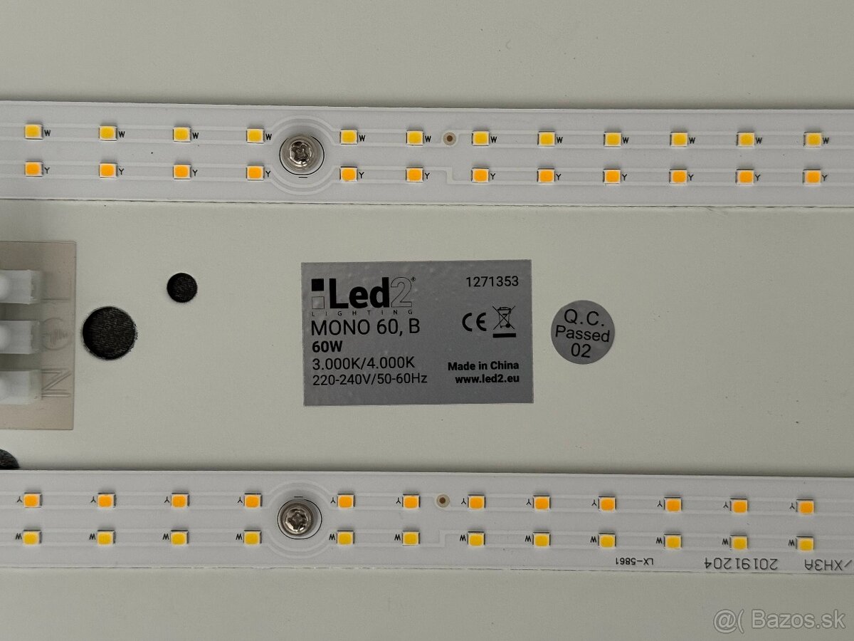 Stropné svietidlo LED2 MONO 60 B 3000/4000K - 3
