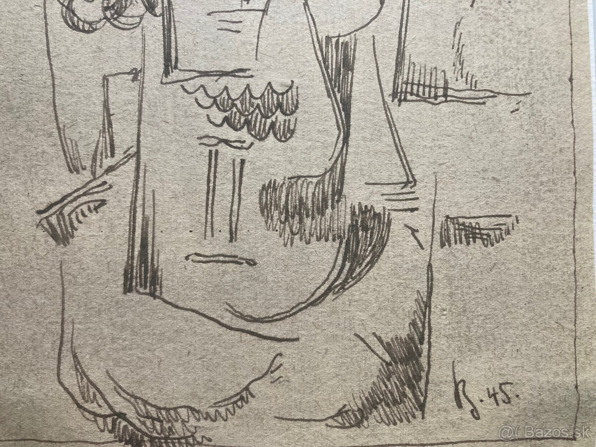 3 x Vlastimil Beneš, kresby - 3