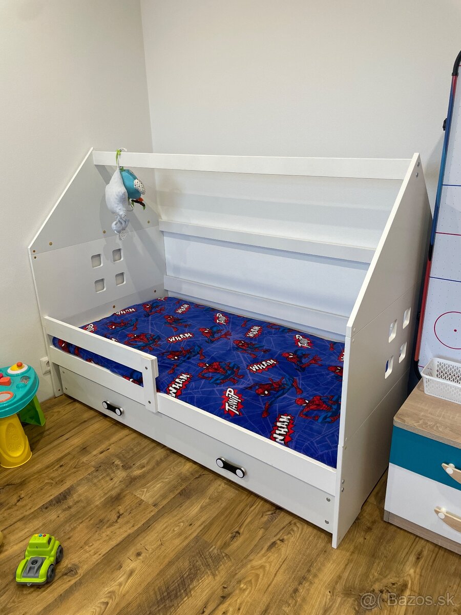 Domčeková posteľ s matracom - 3