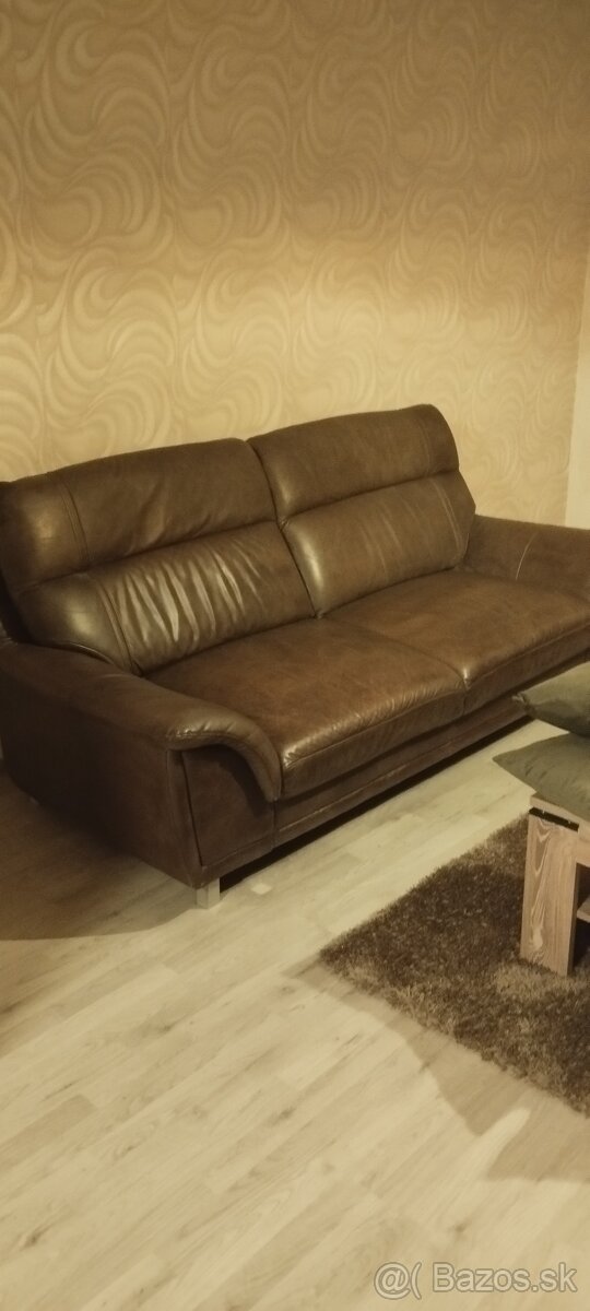 Kožený gauč 2ks. - 3