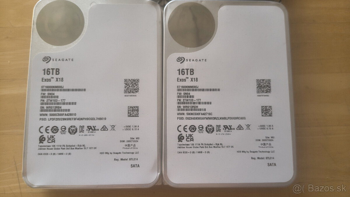 NEFUNKČNÉ Seagate Exos X20 a X18 disky - 3