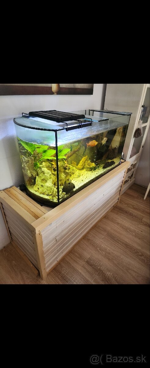 Predám panoramatické akvárium 200l, komplet alebo zvlášť - 3