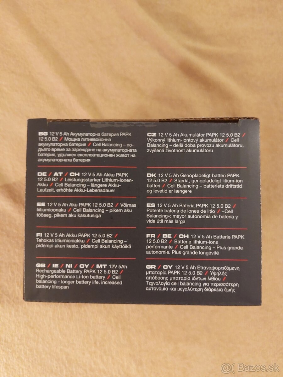 Nový Parkside Akumulátor 12 V/5 Ah PAPK 12 5.0 B2 - 3