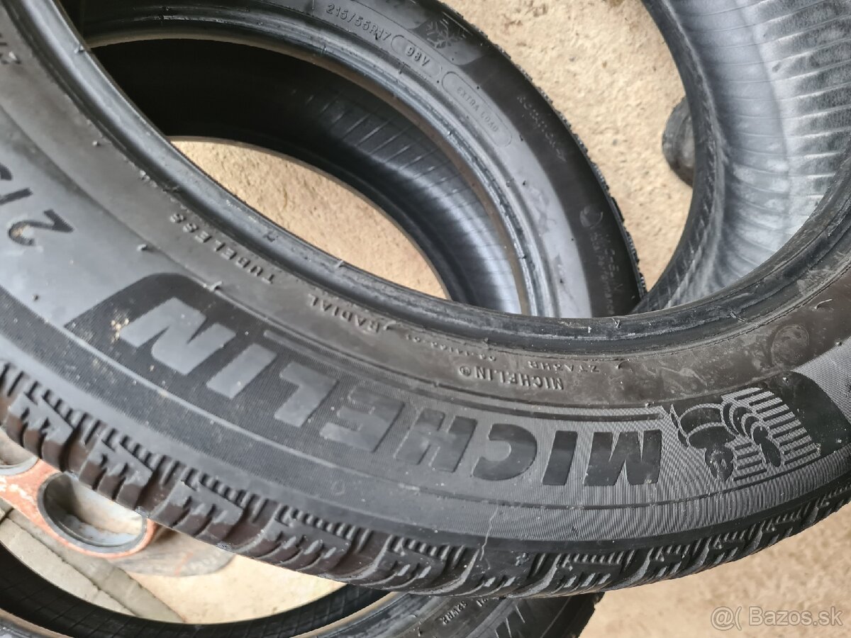 Predám zimné pneu 215/55r17 - 3