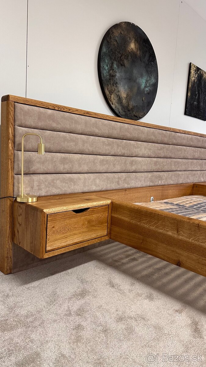 Dubová posteľ 180x200 - 3