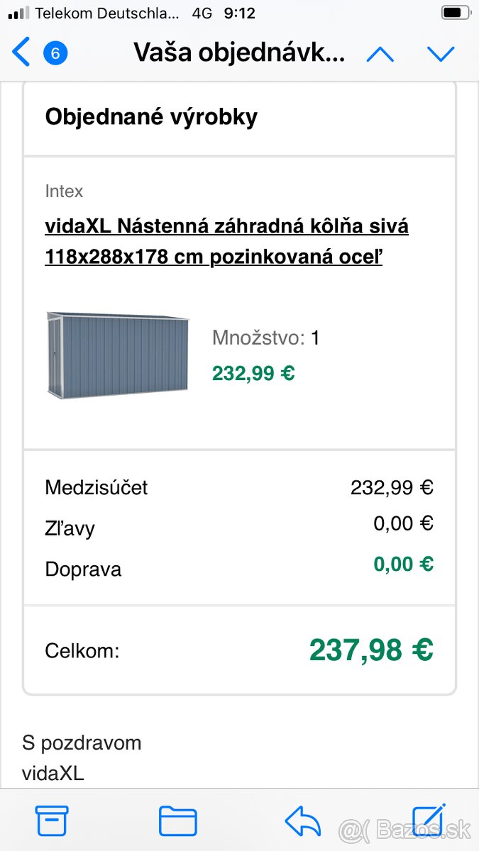 Nastenna záhradná kôlňa - 3