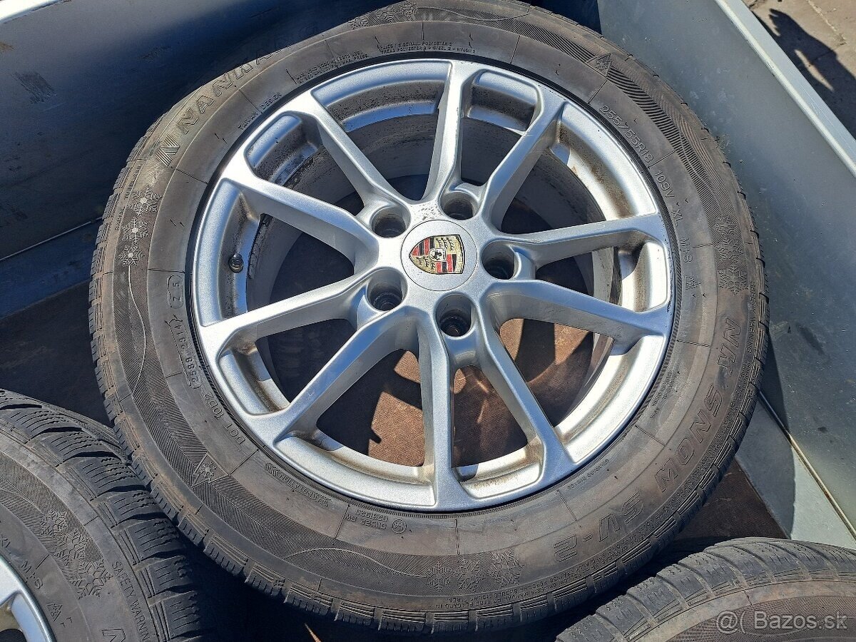 Porsche Cayenne - Originání alu kola 18" Zimní pneu - 3