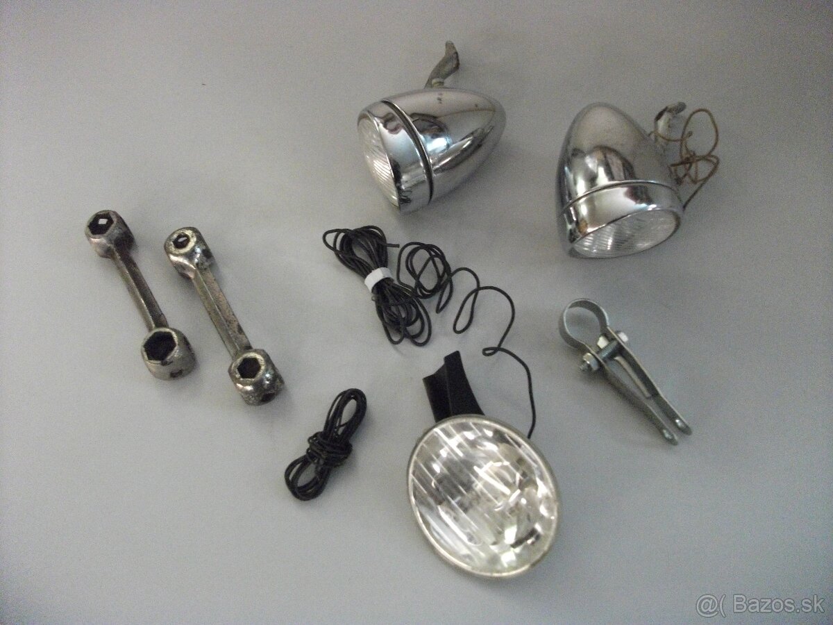 Predám retro svetlá a kľúče na bicykel,alebo moped. - 3